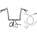 FAT BAGGERS INC. 1-1/4" EZ Install Pointed Top Handlebar - 12" - Chrome 949912
