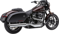 COBRA 909 Twin Muffler for FLSB - Chrome 6520