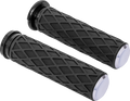 ARLEN NESS Grips - Diamond - Cable - Chrome 500-005