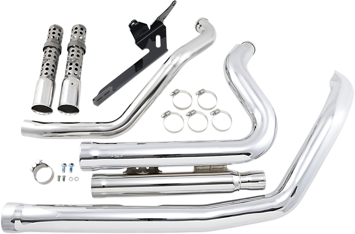 COBRA 909 Exhaust - Chrome - '07-'13 XL 6704