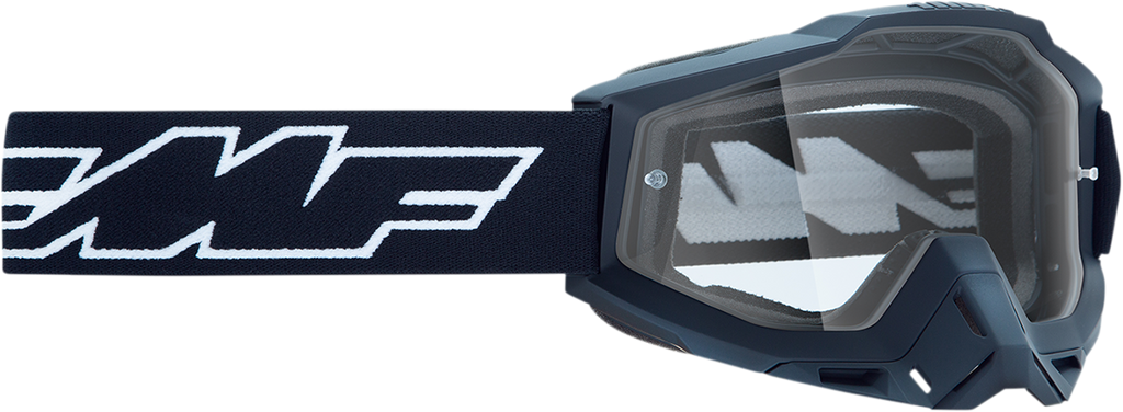 FMF PowerBomb Goggles - Rocket - Black - Clear F-50036-00001 2601-2972