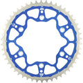 MOTO-MASTER Fusion Series Dual Ring Rear Sprocket - 52 Tooth - Blue 620073452
