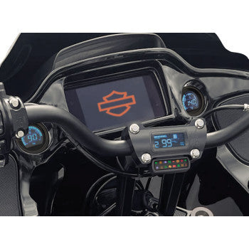 KOSO NORTH AMERICA Complete D2 Gauge Kit - Engine Temperature - Harley Davidson® - Baggers BA080050