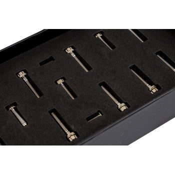 TRASK Bitchin' Bolts Hardware Kit - Titanium - M8 - Cam Cover TM-1050-C