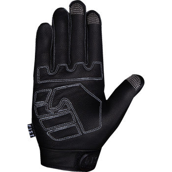 FIST HANDWEAR Road Warrior Leather Gloves - Black - XL RW001XL