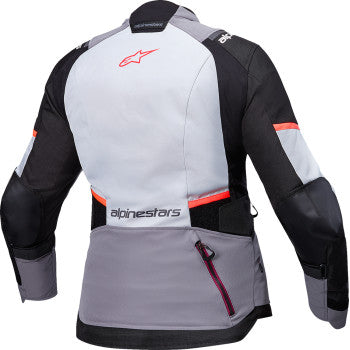 ALPINESTARS Stella Andes v4 Drystar® Jacket - Dark Gray/Ice Gray/Black/Coral - Small 3210126-9276-S