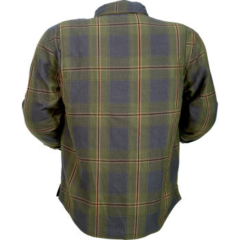 Z1R Ashwood Flannel - Olive - Small 3040-3301