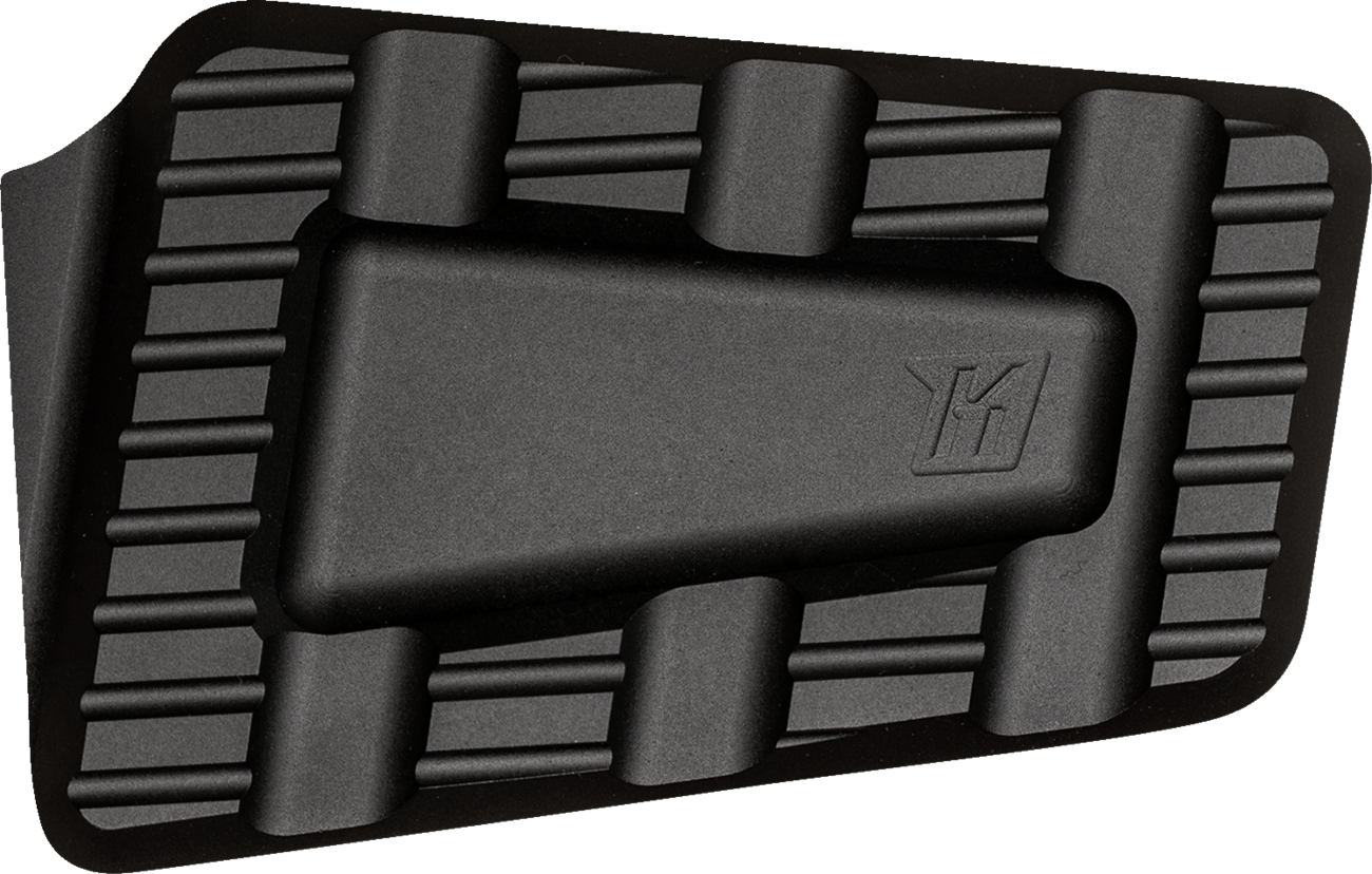 KODLIN MOTORCYCLE Trackboard Brake Pedal Pad - Aluminum - Black K73242