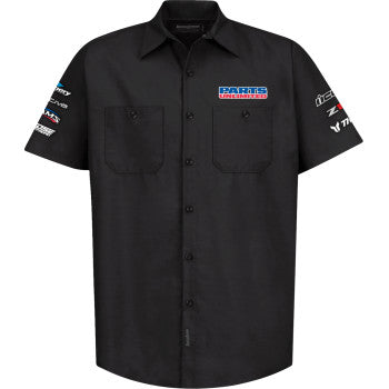 THROTTLE THREADS Parts Unlimited House 25 Shirt - Black - 3XL PSU38ST24BK3R