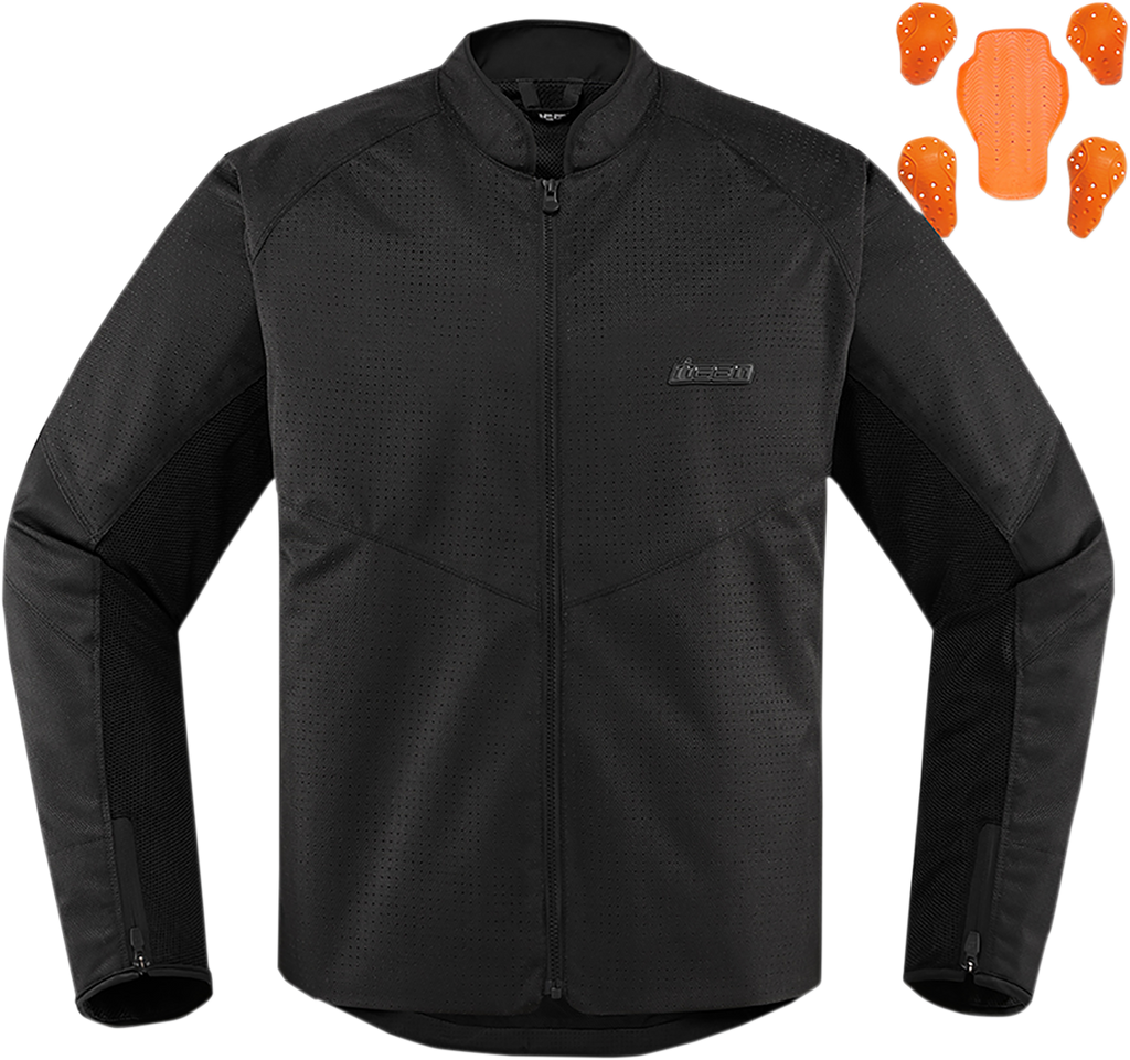 ICON Hooligan Perf Jacket - Stealth - 3XL 2820-5280