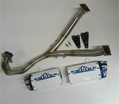 Empire industries suzuki drz 400 full dual exhaust system