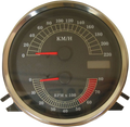 DRAG SPECIALTIES Electronic Speedometer/Tachometer - Stock Look - 220 KPH/8000 rpm NO DIAGNOSTIC FUNCTIONS T21-6986A