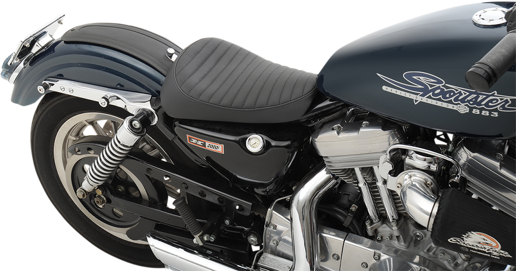 DRAG SPECIALTIES Solo Seat - Classic - XL '82-'03 NO RUBBER BUMPERS 0804-0615