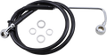 DRAG SPECIALTIES Brake Line - +4" - Black - '15-'17 Softail 618302-4BLK