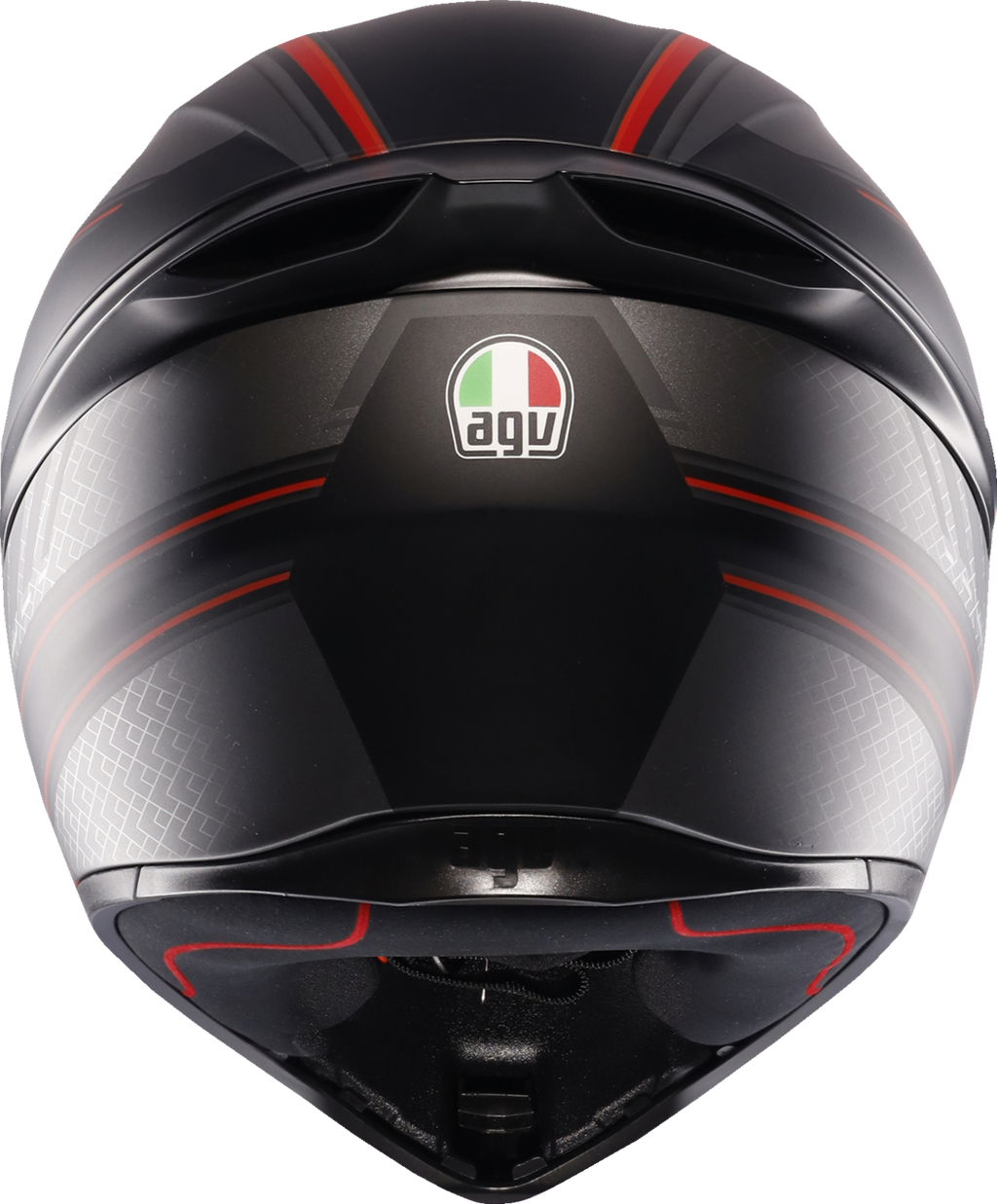 AGV K1 S Helmet - Sling - Matte Black/Red - Medium 2118394003-038-L