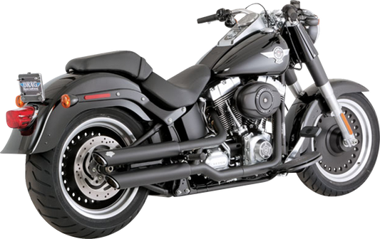 VANCE & HINES 3" Twin Slash Slip-On Mufflers - Black 46343