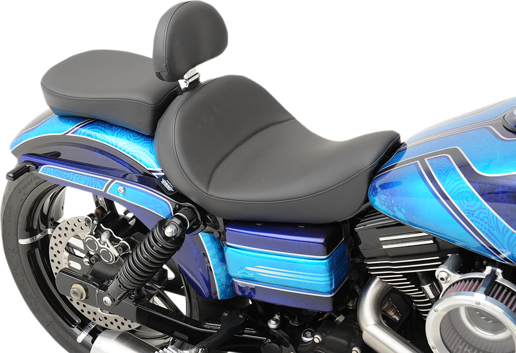DRAG SPECIALTIES Solo Seat - Mild Stitched - Driver's Backrest - FXD USE P-PADS 08030342,0353 0803-0555