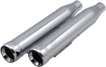 COBRA 3" Neighbor Hater Mufflers for '91-'17 Dyna - Chrome N/F FXDF/FXDLS,10-17FXDWG 6045