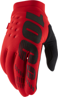 100% Brisker Gloves - Red - Large 10003-00032
