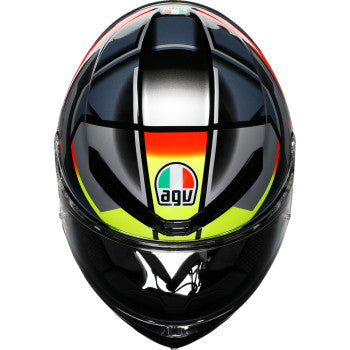 AGV K6 S Helmet - Erazer - Black/Red/Yellow Fluo - XL  2118395002-026-XL