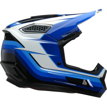Z1R Dirt Maxx Helmet - Vortex - Blue/White - Large 0110-9331