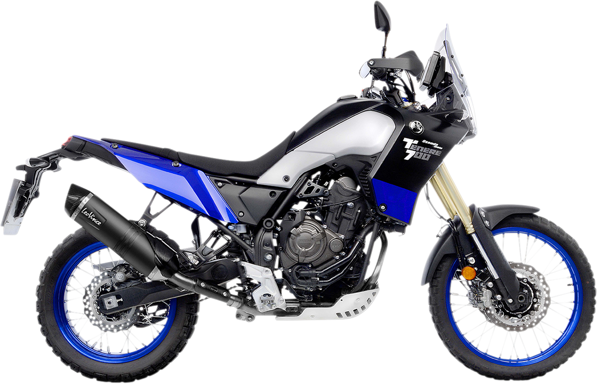 LEOVINCE LV One EVO Slip-On Muffler - Black XTZ07  Tenere 700 2021-2025   14330EBU  1811-3939