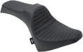 DRAG SPECIALTIES Predator III Seat - Black - Classic Stitching - '15-'22 Scout 0810-2121