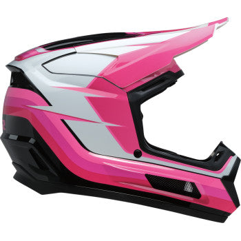 Z1R Youth Dirt Maxx Helmet - Vortex - Pink/White - Medium 0111-1722