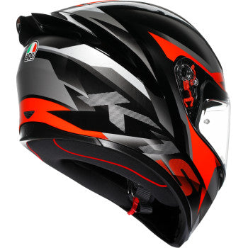 AGV K1 S Helmet - Fastlap - Black/Gray/Red - Medium 2118394003-064-M