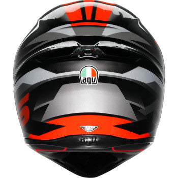 AGV K1 S Helmet - Fastlap - Black/Gray/Red - Medium 2118394003-064-M