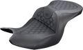SADDLEMEN Seat - Roadsofa - Without Backrest - Full Lattice Stitch - Black H18-07-182