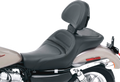SADDLEMEN Seat - Explorer - With Backrest - Stitched - Black - XLC '04+ 807-03-030