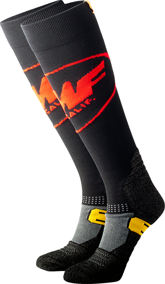 FMF Staple Riding Socks - Black - One Size SP22194909 3431-0739