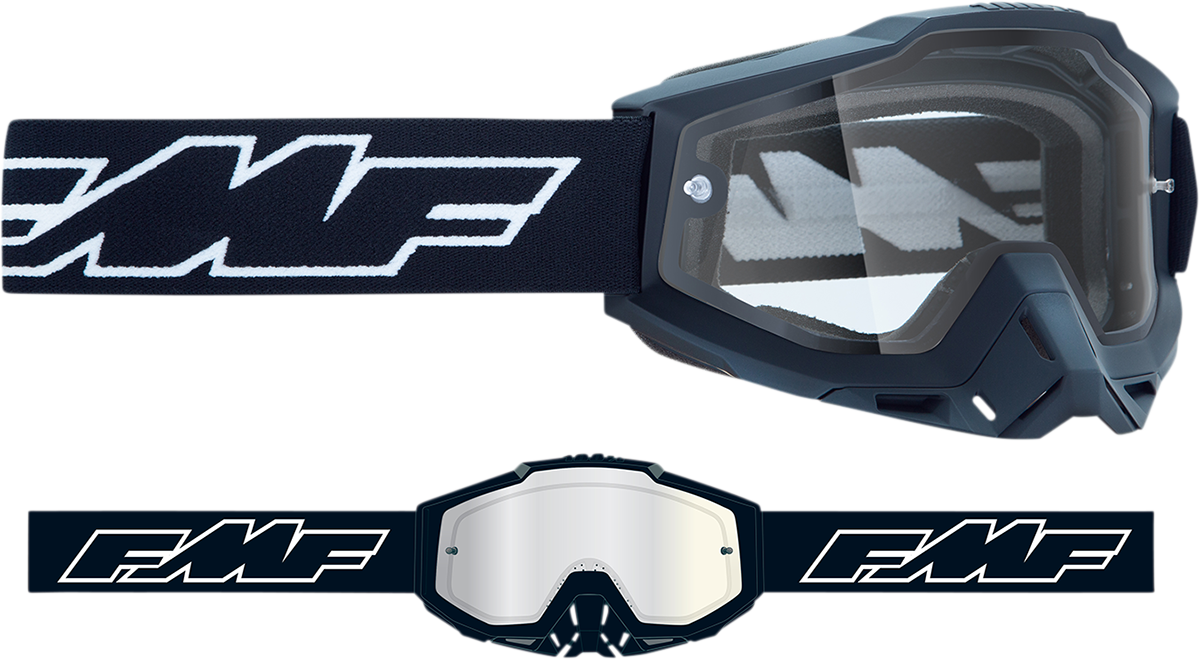 FMF PowerBomb Enduro Goggles - Rocket - Black - Clear F-50038-00001 2601-2986