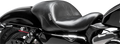 LE PERA Aviator Up Front Solo Seat - Smooth - Black LFU-316