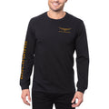 HONDA APPAREL Goldwing Long-Sleeve T-Shirt - Black/Gold - Medium LEM25S-M52-M