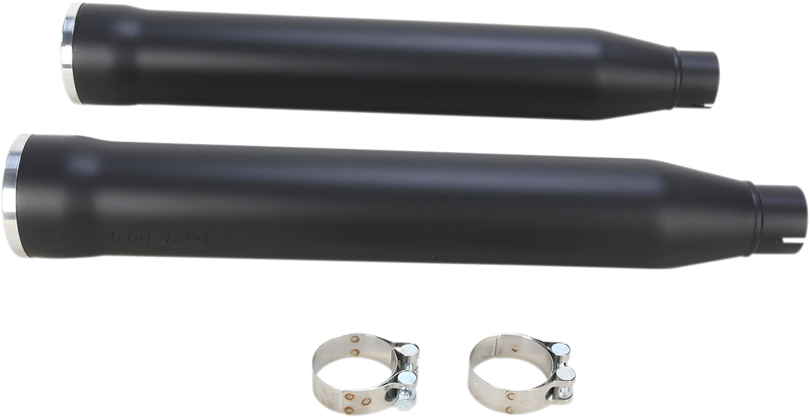 COBRA 3" RPT Mufflers for '95-'17 FXD - Black 6055B