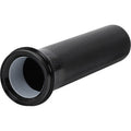 THRASHIN SUPPLY CO. Throttle Tube - Knurled - 1" - TBW - Black TSC-2704-1