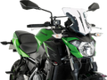 PUIG HI-TECH PARTS Flanker Windshield - Clear - ER-6N Ninja 650 /Z655/900 20335W