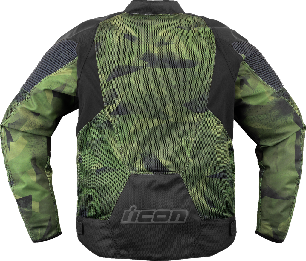 ICON Overlord3 Mesh™ Camo Jacket - Green - 3XL 2820-6711