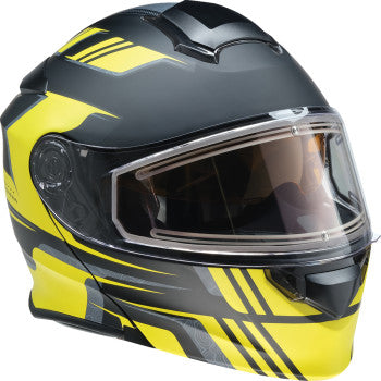 Z1R Solaris 2.0 Helmet - First Tracks - Electric - Dual Pane - Black/Hi-Viz - Large 0120-0840