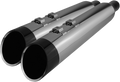 KHROME WERKS Mufflers - Chrome with Edge Tip 202685