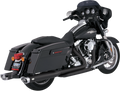 VANCE & HINES Dual Headpipes for '09-'16 FL - Black 46752