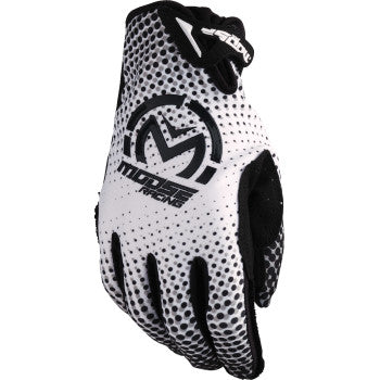 MOOSE RACING SX1™ Gloves - White/Black - 2XL 3330-8046