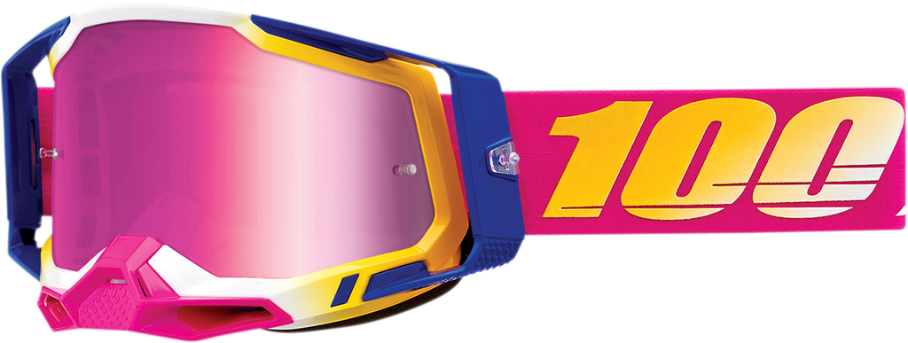 100% Racecraft 2 Goggles - Mission - Pink Mirror 50010-00012