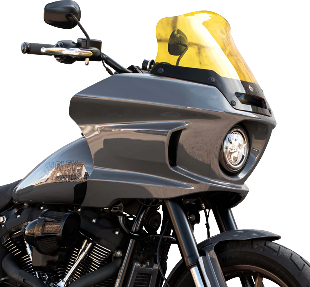KLOCK WERKS Kolor Flare™ Sport Windshield - 8" - Yellow - FXLRST KWW-02-0631