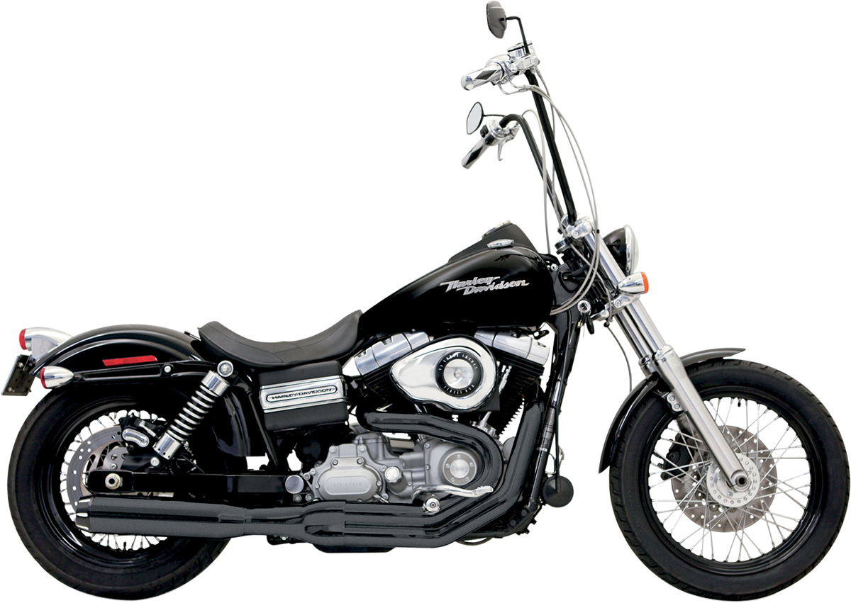 BASSANI XHAUST B1 2:1 Exhaust - Black 1D18RB