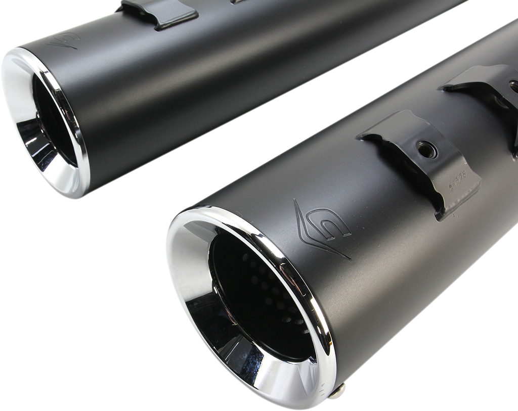 COBRA Power Flo Mufflers for FL 2017-2020 - Black 6214RB