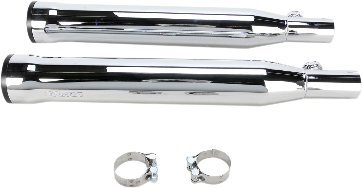 COBRA 3" RPT Mufflers for '00-'06 Softail - Chrome 6054