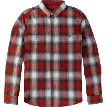 American Biker American Biker Mr Piston Flannel Shirt - Red - Medium ABBPISTON27ST61RDMR